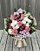 Букет цветов из: Альстромерии, Гвоздики, Розы и Хризантемы в Усть-Катаве