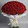 Букет 101 Красная роза Блэк Мэджик в Усть-Катаве