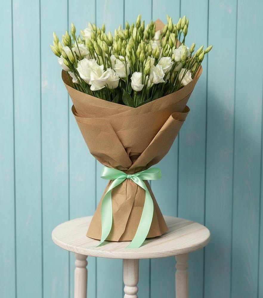 Букет цветов из: Лизиантусы в Усть-Катаве