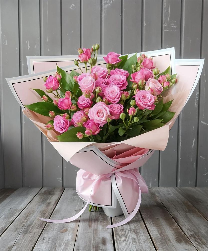 Букет Розовый кустик в Усть-Катаве