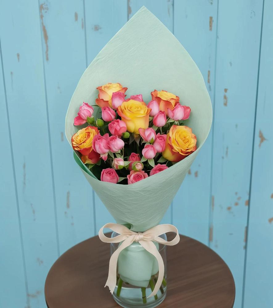 Букет цветов из: Розы в Усть-Катаве