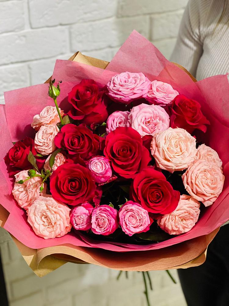 Букет цветов из: Розы в Усть-Катаве