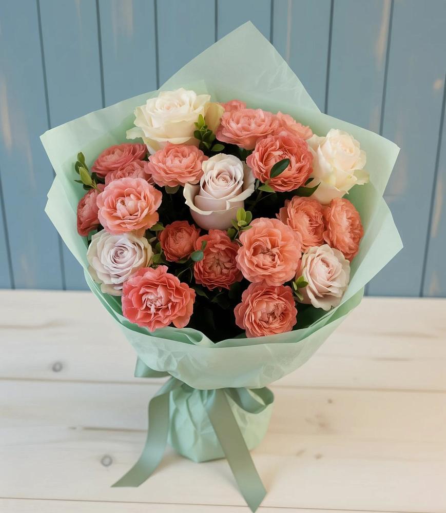 Букет цветов из: Розы в Усть-Катаве