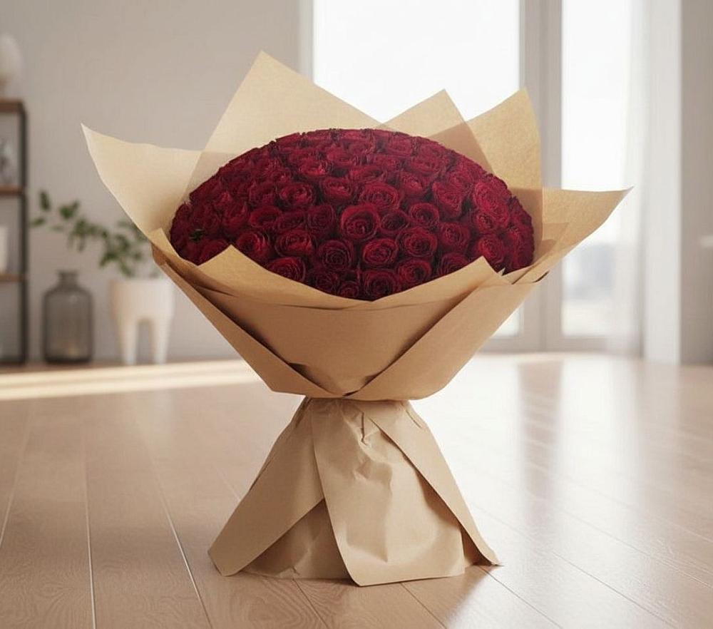 Букет 101 Красная роза в Усть-Катаве