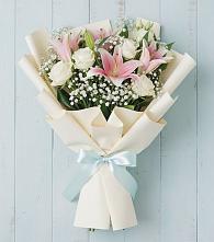 Букет цветов из:  Лилии в Усть-Катаве