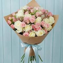 Букет цветов из:  Розы в Усть-Катаве